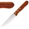Olympia Jumbo steakmes met houten heft 25cm (12 stuks)
