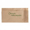 Gerecyclede servetten van kraftpapier 1-laags