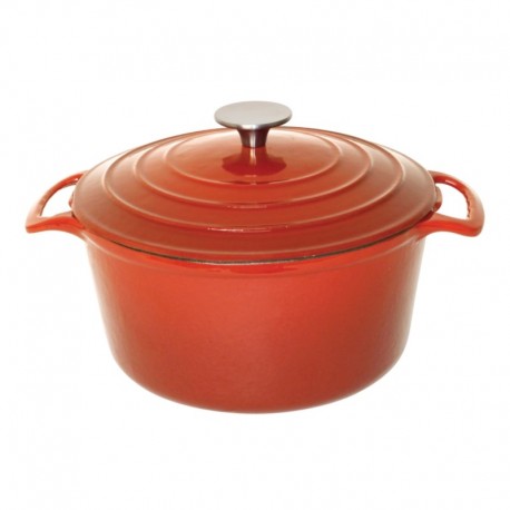 Vogue ronde braadpan 4ltr oranje