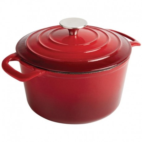 Vogue ronde braadpan 3,2L rood