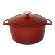 Vogue ronde braadpan rood 4L