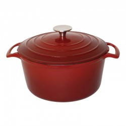 Vogue ronde braadpan 4ltr rood