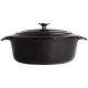 Vogue ovale braadpan 5ltr zwart