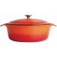 Vogue ovale braadpan 5ltr oranje