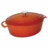Vogue ovale braadpan oranje 6L