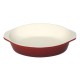 Vogue ronde gietijzeren gratineerschaal rood 0,4L