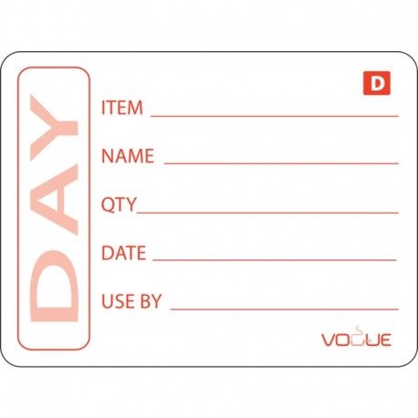 Vogue oplosbare voedseletiketten voorbereide gerechten