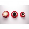 Olympia Café cappuccinokoppen rood 34cl