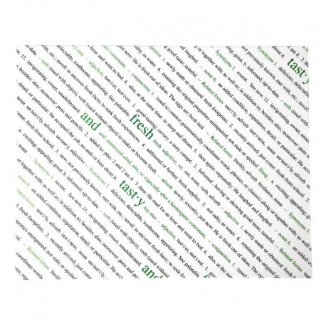 Fresh & Tasty vetvrij papier