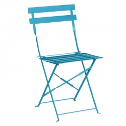 Bolero stalen opklapbare stoelen turquoise