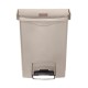 Rubbermaid Slim Jim Front Step pedaalemmer 30ltr beige