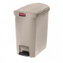 Rubbermaid Slim Jim End Step pedaalemmer 30L beige