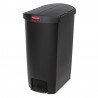 Rubbermaid Slim Jim End Step pedaalemmer 68L zwart