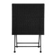 Bolero vierkante opklapbare PE rotan tafel 60cm