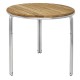 Bolero ronde essen en aluminium tafel 60cm