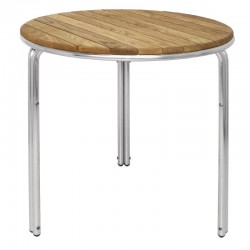 Bolero ronde essen en aluminium tafel 60cm