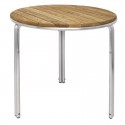 Bolero ronde essen en aluminium tafel 60cm