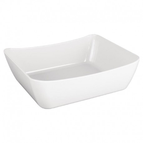 Kristallon golvende schaal GN1/2 wit