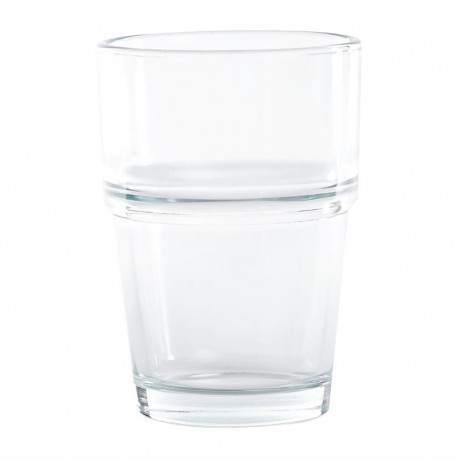 Olympia stapelbare tumbler gehard glas 20cl