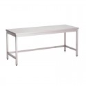 Gastro M RVS werktafel zonder onderblad 85x180x70cm
