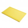Gastro-M GN1/2 HDPE snijplank met sapgeul geel