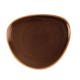 Olympia Kiln driehoekige borden bruin 16,5cm