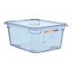 Araven ABS blauwe GN 1/2 voedseldoos 15cm diep