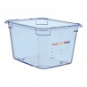 Araven ABS blauwe GN 1/2 voedseldoos 20cm diep