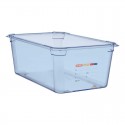Araven ABS blauwe GN 1/1 voedseldoos 20cm diep