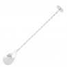 Olympia RVS cocktaillepel met stamper