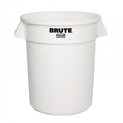 Rubbermaid Brute ronde container wit 75,7ltr