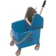 Rubbermaid rolemmer met wringer blauw 25ltr