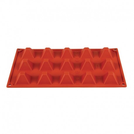 Pavoni Formaflex siliconen bakvorm 15 piramides