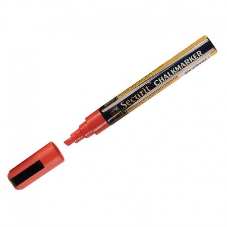 Securit wisbare krijtstift 6mm rood