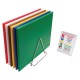 Hygiplas HDPE snijplanken set met rek 610x455x25mm