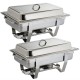 Olympia Milan chafing dish set 2 stuks