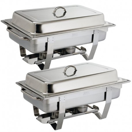 Olympia Milan chafing dish set 2 stuks