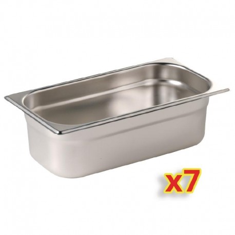 Vogue GN bakken set 7x GN1/4