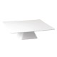 Olympia Kristallon vierkante melamine taartstandaard 30x30cm laag