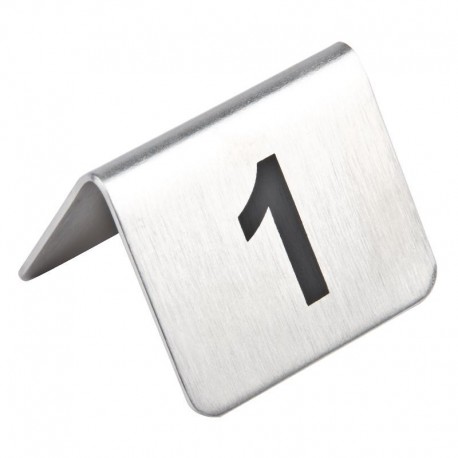 Olympia RVS tafelnummers 21-30