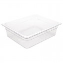Vogue polycarbonaat bak transparant GN 1/2 100mm
