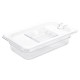 Vogue polycarbonaat bak transparant GN1/4 65mm