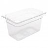 Vogue polycarbonaat bak transparant GN 1/4 150mm
