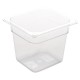 Vogue polycarbonaat bak transparant GN 1/6 150mm