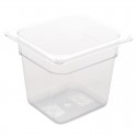 Vogue polycarbonaat bak transparant GN 1/6 150mm