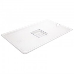 Vogue polycarbonaat deksel met lepeluitsparing GN1/1