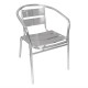 Bolero stapelbare aluminium stoel (4 stuks)