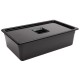 Vogue polycarbonaat bak zwart GN1/1 150mm