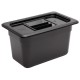 Vogue polycarbonaat bak zwart GN1/4 150mm