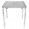 Bolero vierkante RVS tafel 70cm